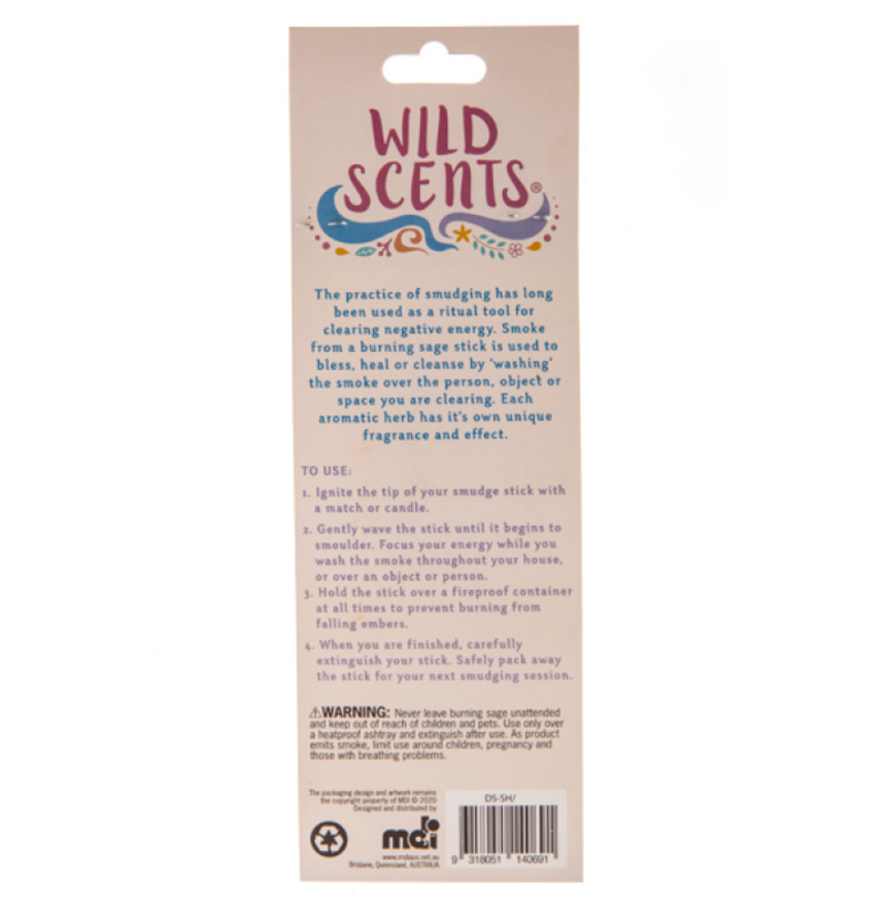 Wild Scents Peaceful Sage & Herbs Smudge Stick