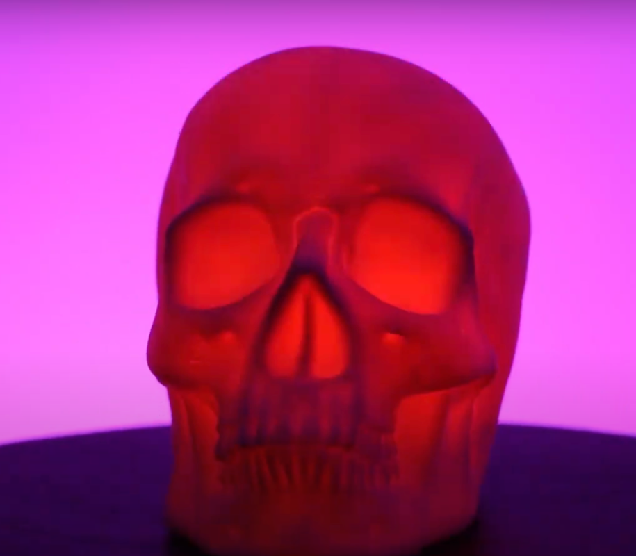 Light Up Skull Speaker