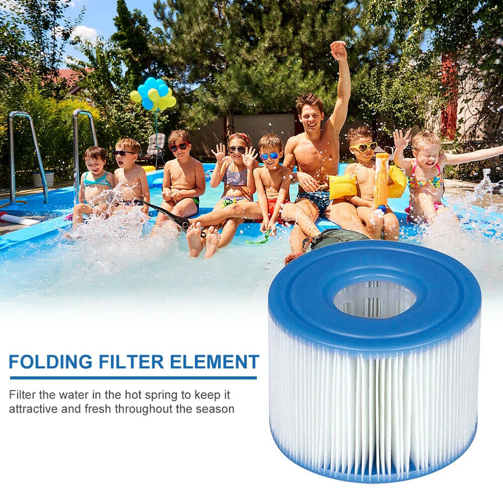 8PCS Replacement Bestway VI Filter Cartridge Inflatable Lay-Z-Spa Filters 58323