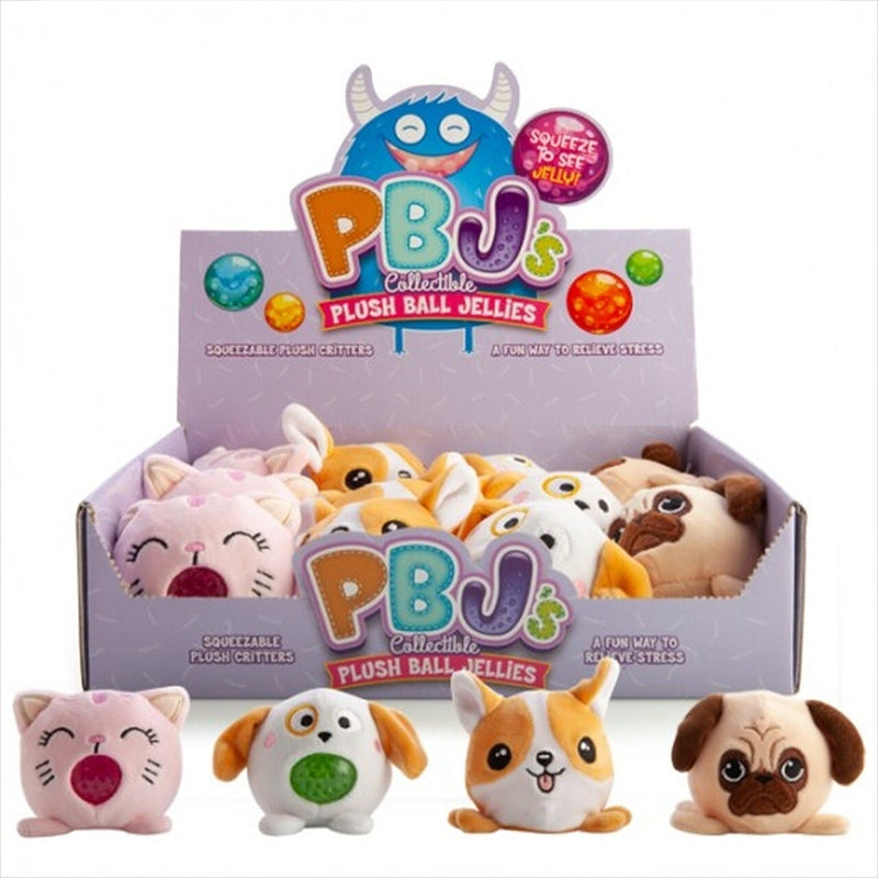 Pets Plush Ball Jellies - (SELECTED AT RANDOM)