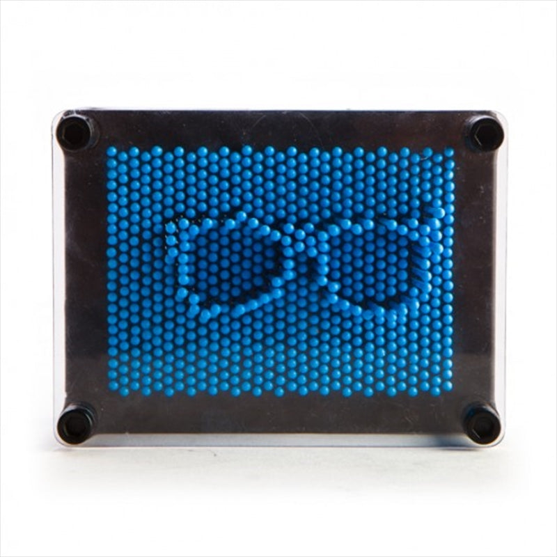 Blue Neon Pin Art