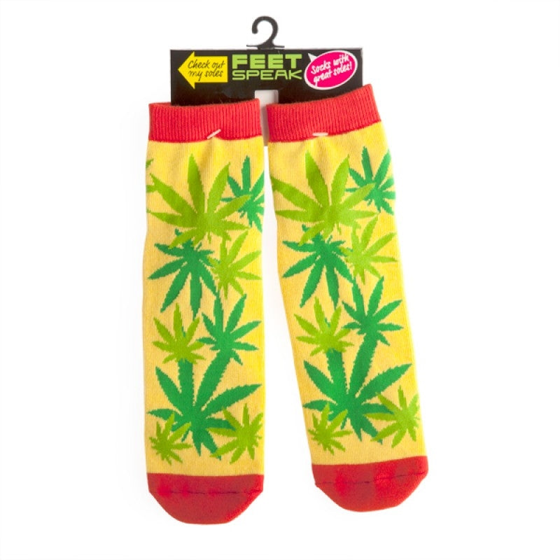 Weed Feet Speak Socks