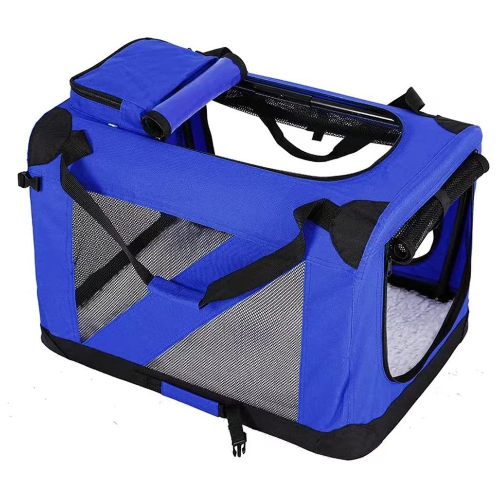 FLOOFI Portable Pet Carrier-Model 1-M Size (Blue)