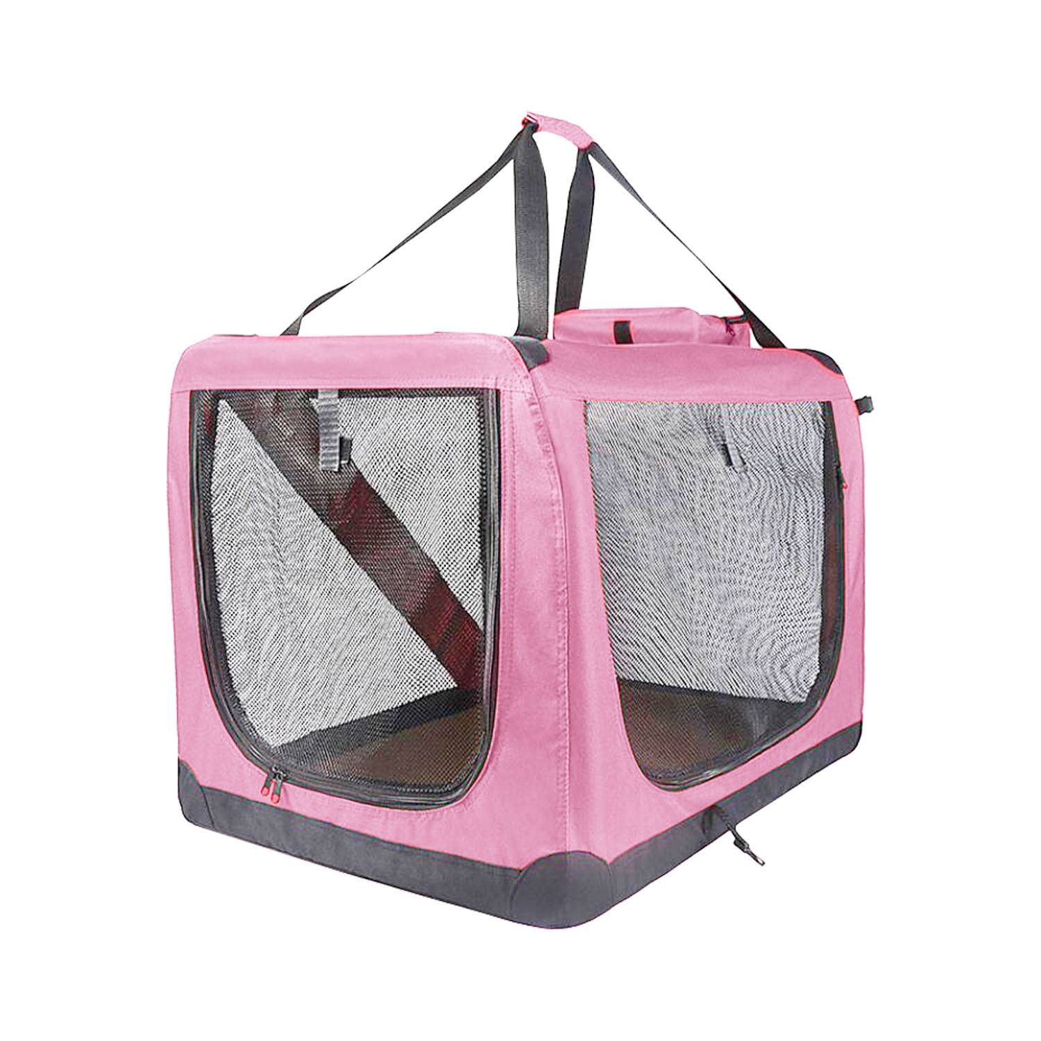 FLOOFI Portable Pet Carrier-Model 1-M Size (Pink)