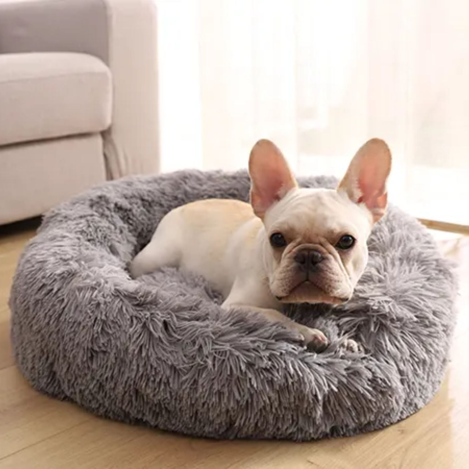 Floofi Pet Bed 80cm(light Grey colour 8)