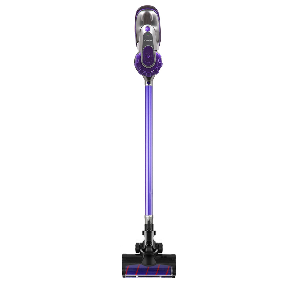 Devanti Stick Vacuum Cleaner Cordless Roller Brush 150W Purple